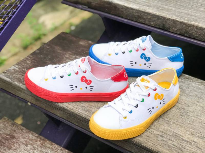 前方高萌預警!Skechers x Hello Kitty超可愛聯名款來啦!!LAZADA已經開售,線下門店10月5日發售