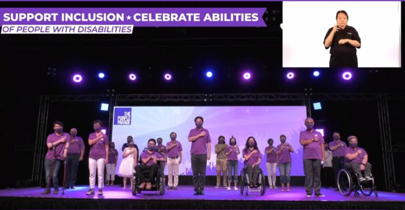 第一届线上紫色行动成功举办，新加坡正在为建设包容残疾人的社会而努力