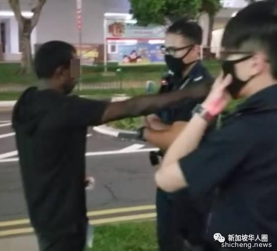 52岁醉汉不戴口罩恐吓新加坡警员“打烂你们的脸”，被判坐牢7个月