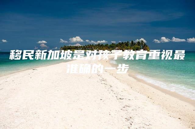 移民新加坡是对孩子教育重视最准确的一步