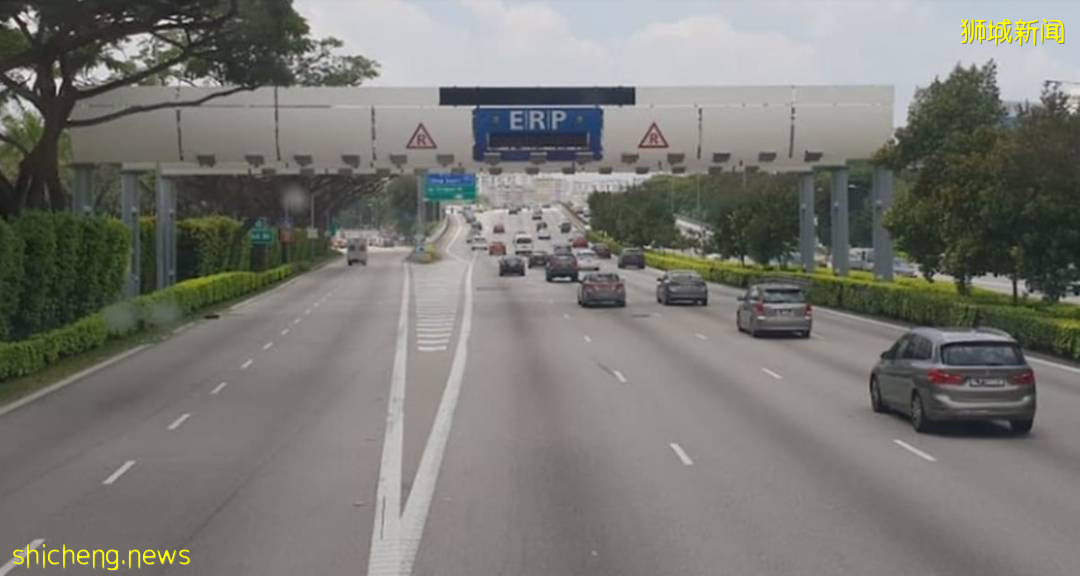 6月假期期間，新加坡全島ERP收費調低1元