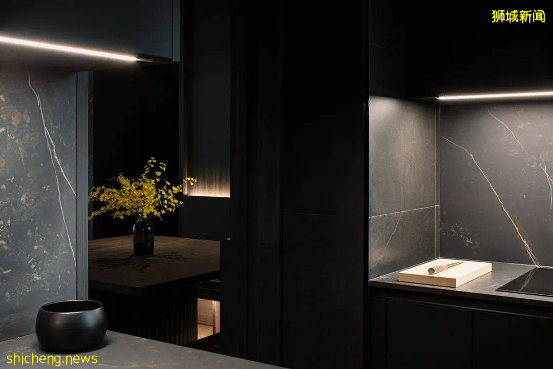 146㎡ 黑色调公寓,打造别样的轻奢感