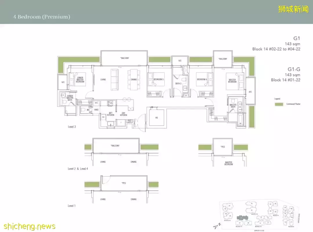 新加坡又出全景观公寓,示范了真正的花园式小区