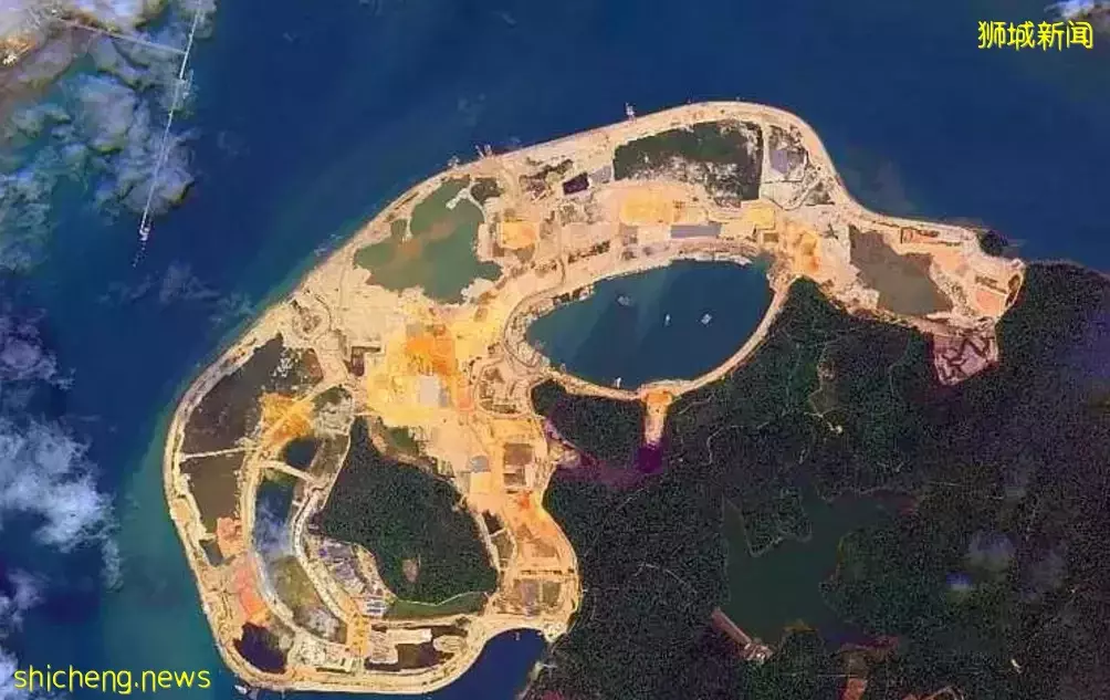 新加坡填海造地工程進度過半