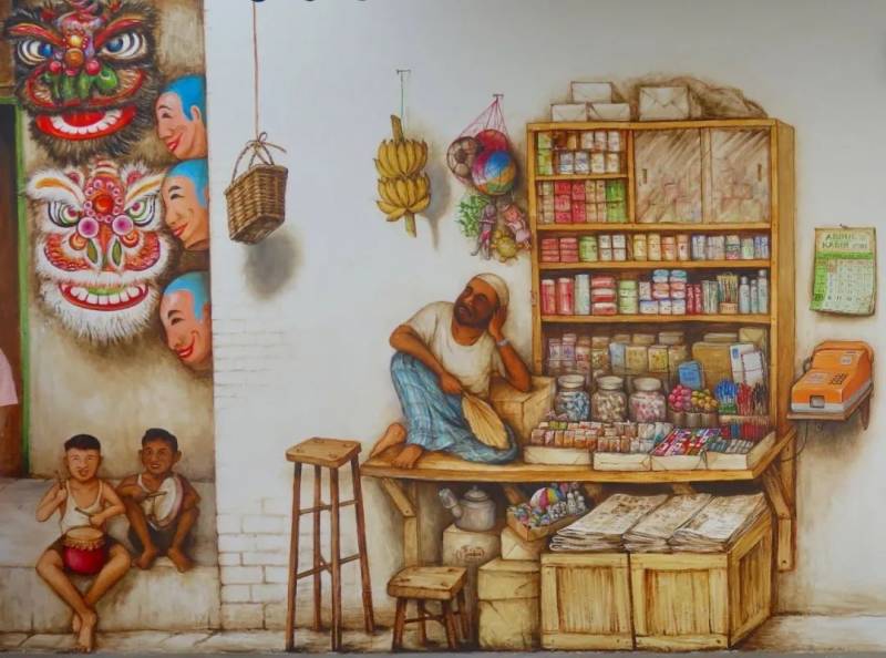 新加坡牛車水周末市集與工作坊，家長與孩子在學習傳統手藝的過程中歡度親子時光