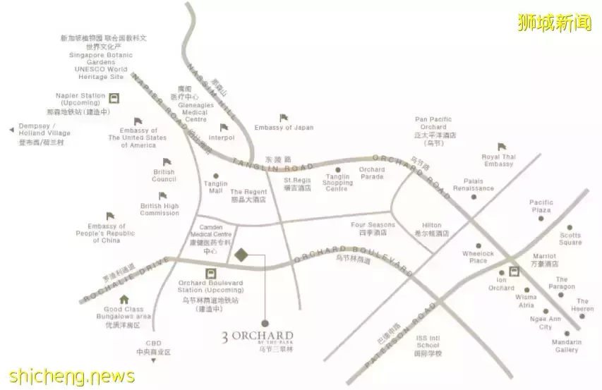 3 Orchard By The Park 【永久業權世代傳承】第十郵區烏節路上繁華地段中的甯靜奢華