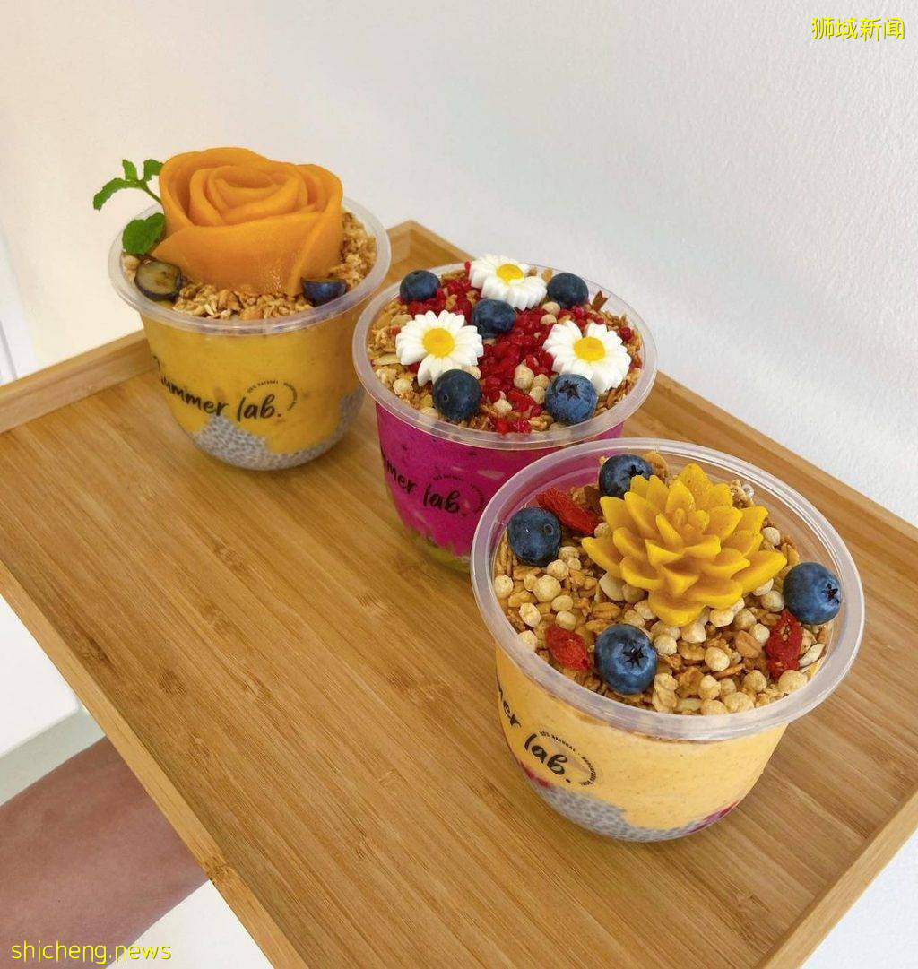 “Summer Lab”會開花的Smoothie Bowl🌼果凍鮮花100%可食用！低卡、清爽、超強飽腹感😘