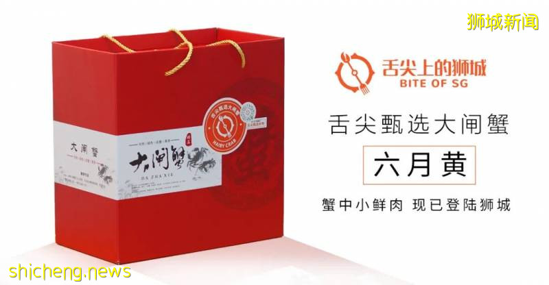 铛铛铛！萬衆期待的蟹中“小鮮肉”，舌尖六月黃大閘蟹登陸獅城啦