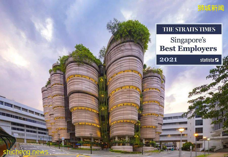 NTU 入围新加坡"2021最佳雇主"200强