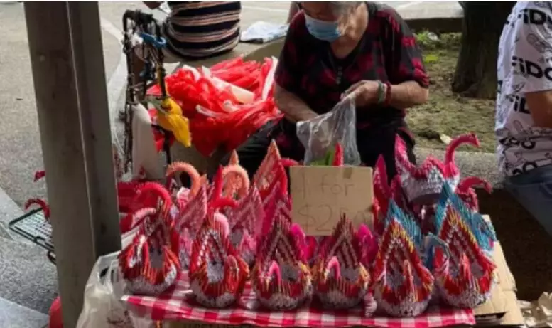 新加坡安娣手工“天鹅”走红,网友隔空喊话:希望卖的贵点