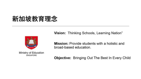 多元文化下的新加坡，教育体系是什么样的