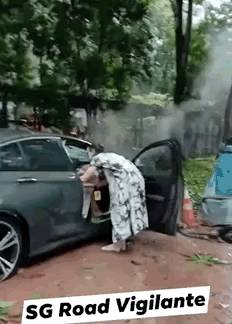 雨後，新加坡發生慘烈車禍！4歲女孩站路邊被撞傷