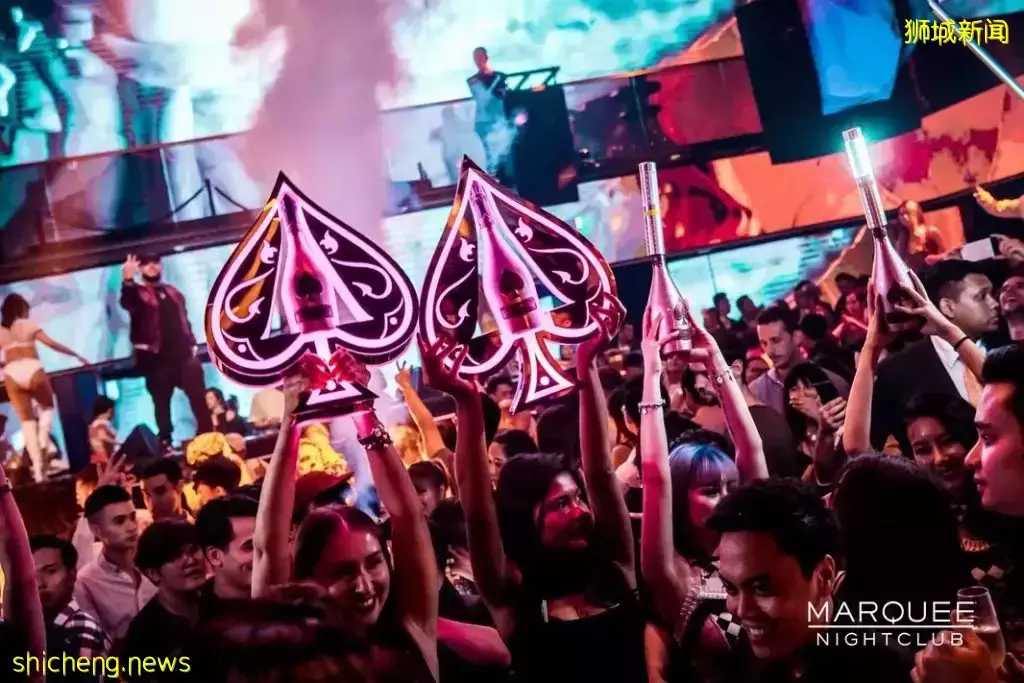 新加坡最大最豪華夜店Marquee時隔兩年終于重開!蹦迪到天明