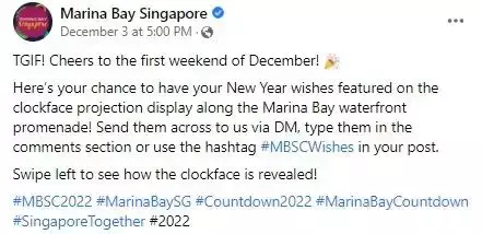 滨海湾跨年倒数将再度不放烟花;牛车水年货市场也将再次停办,虎年亮灯会继续