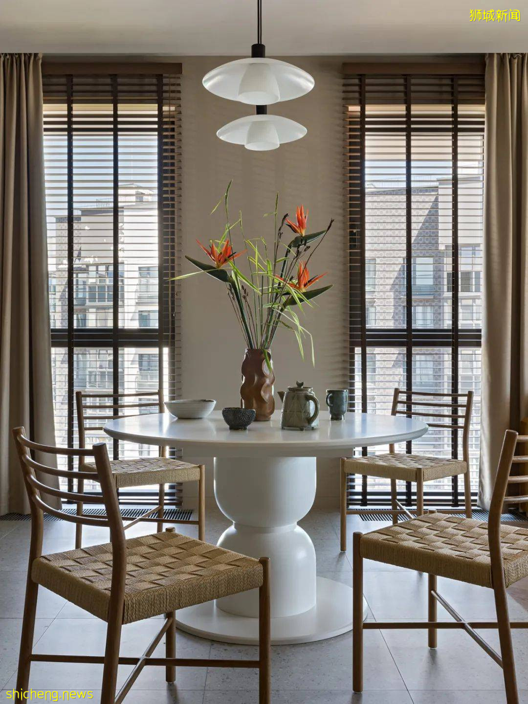 融入新加坡文化的极简公寓