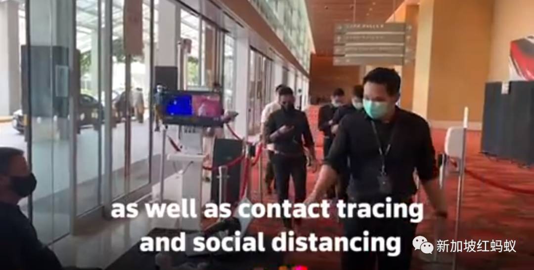 世界經濟論壇5月將在新加坡舉行,外國記者體驗濱海灣金沙備選會場有多安全