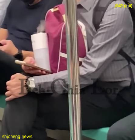 這位手抱加濕器搭地鐵的男子,你已成功引起新加坡網民注意
