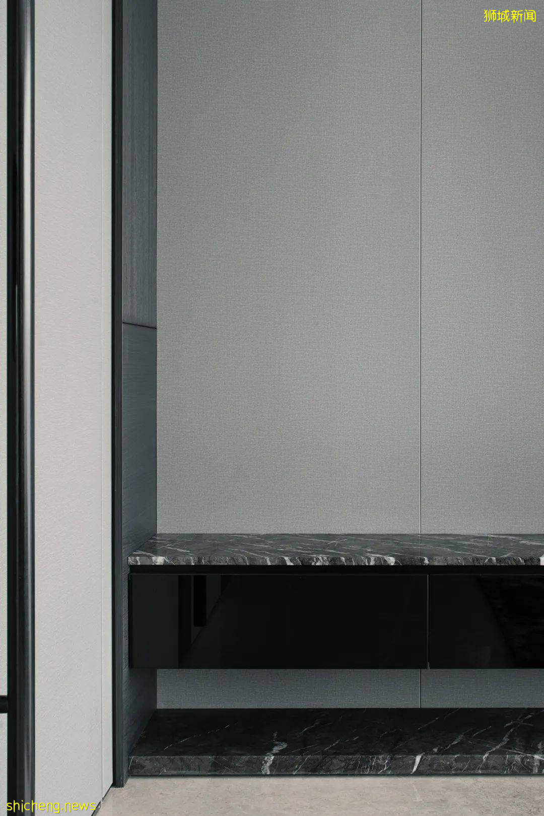 146㎡ 黑色调公寓,打造别样的轻奢感