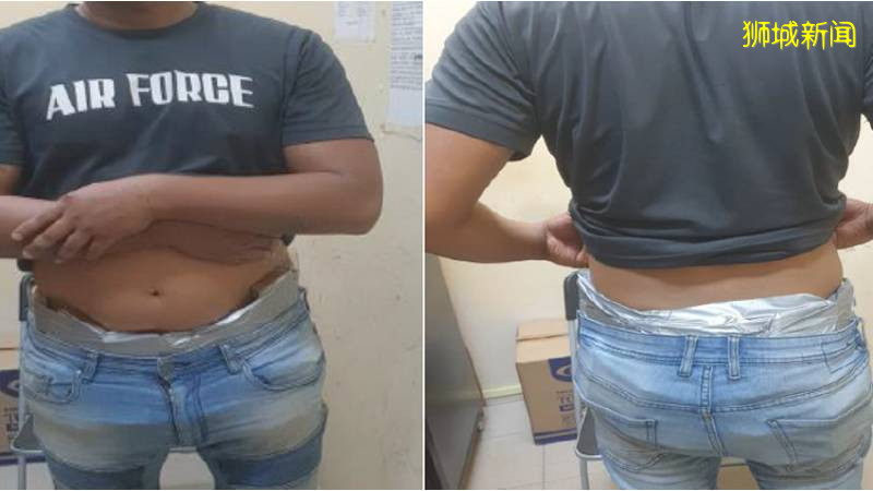 男子腰間纏30包漏稅香煙企圖走私 被當局發現