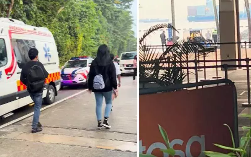 到圣淘沙玩水 小女孩险溺毙