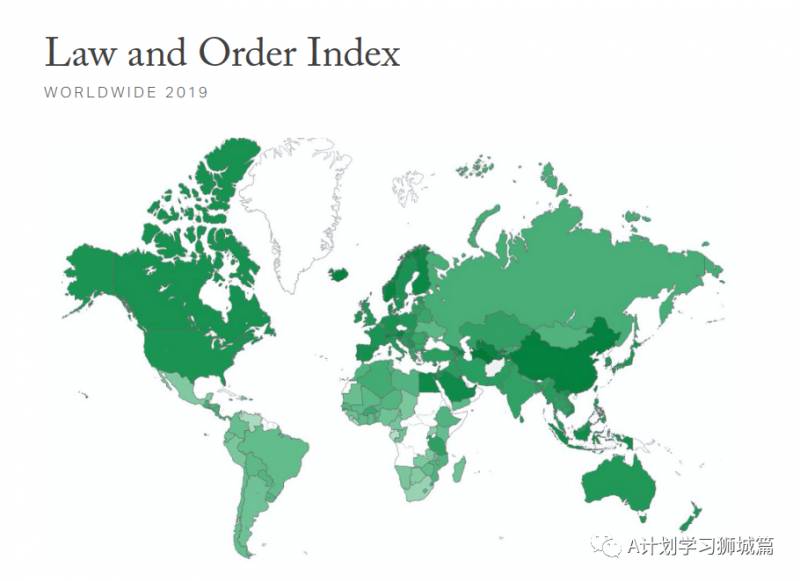 蓋洛普2020年《全球法律與秩序》排名，新加坡第一