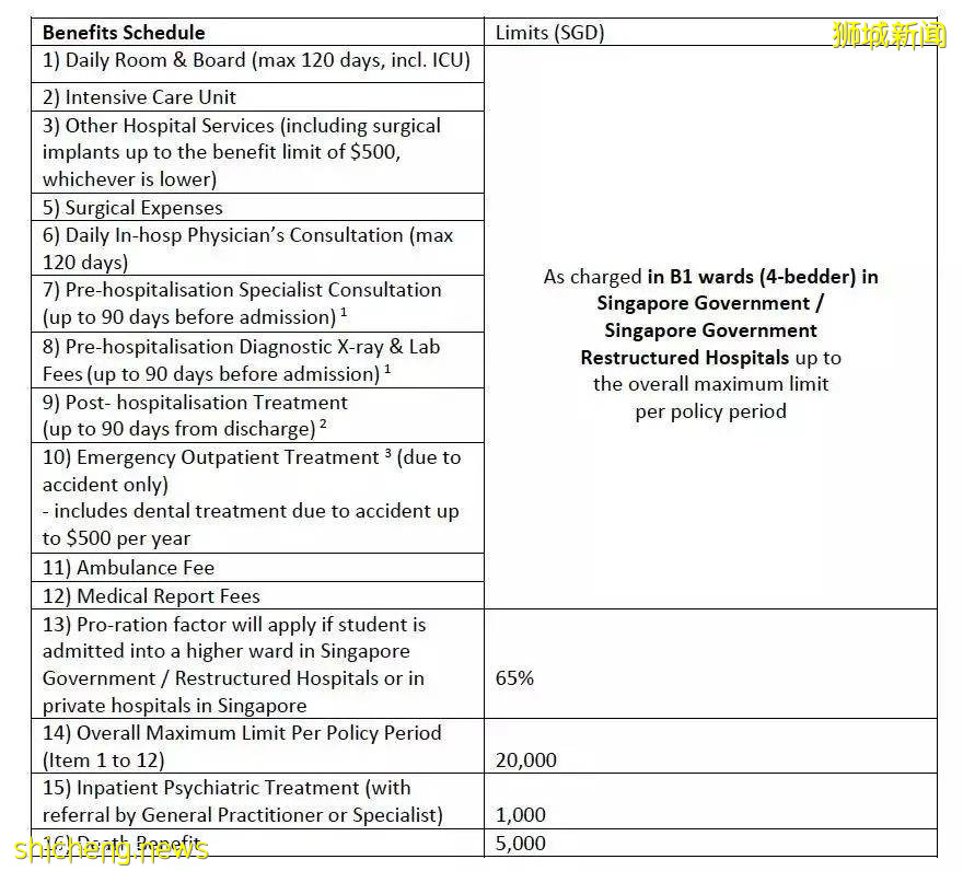 一文了解新加坡學校爲學生購買了哪些保險