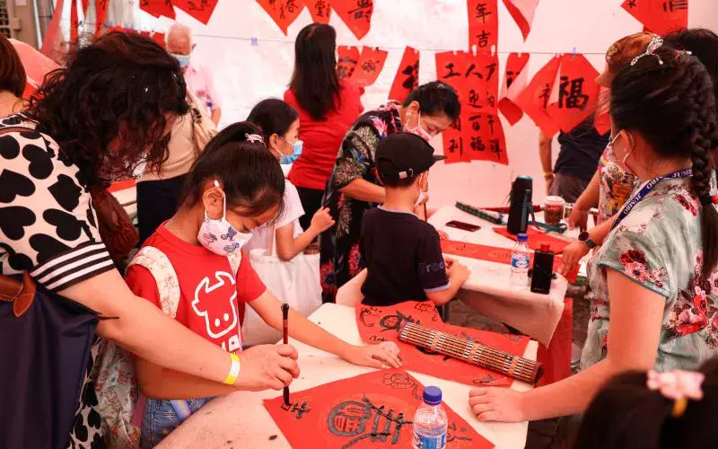 850人参与挥春大会迎虎年