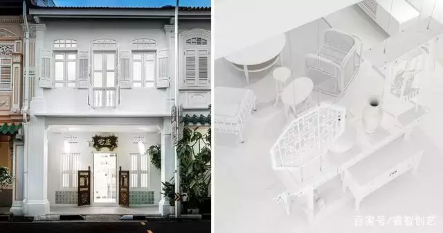 新加坡传统店屋“卢宅”变纯白公寓 Canvas House