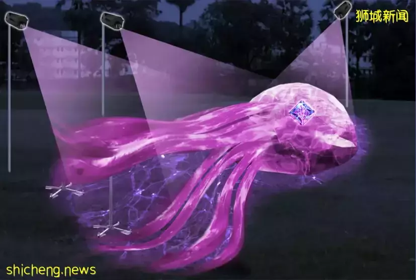 I Light Singapore燈光藝術品，照亮新加坡夜景