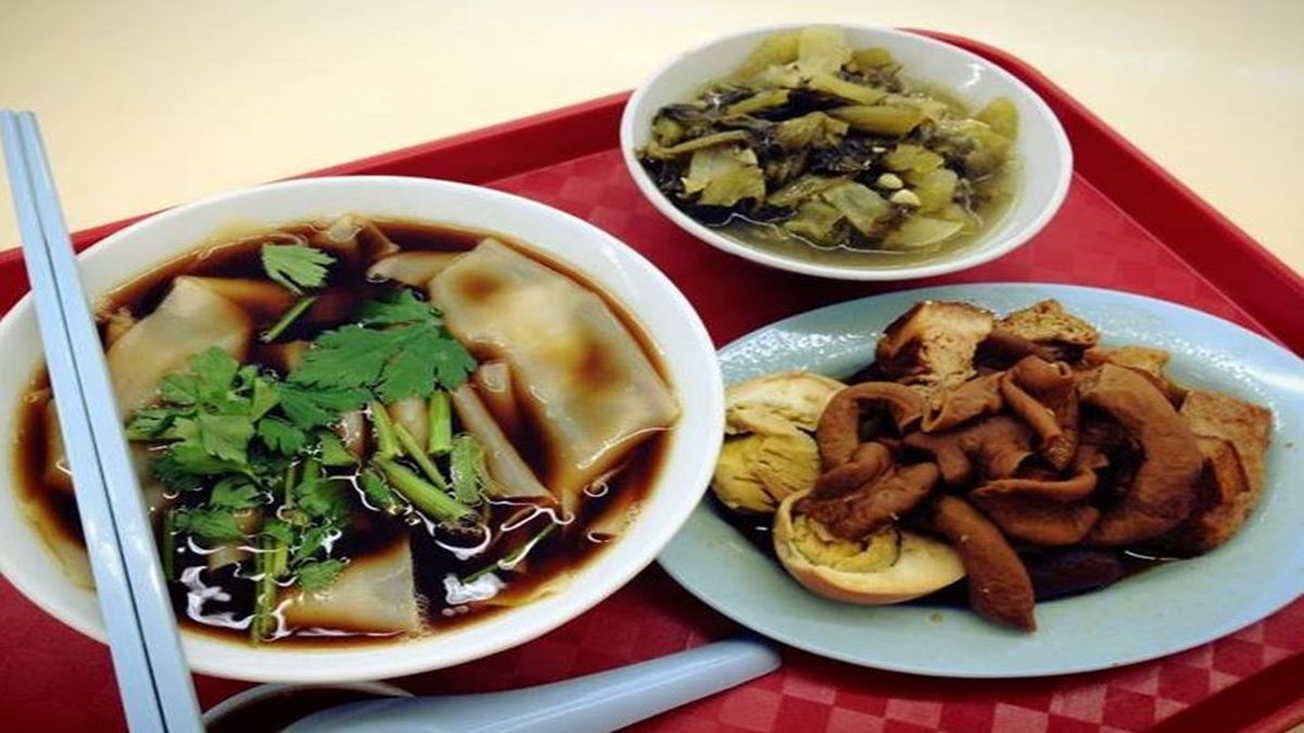 呀仑街粿汁！备受好评的粿汁和卤肉而闻名