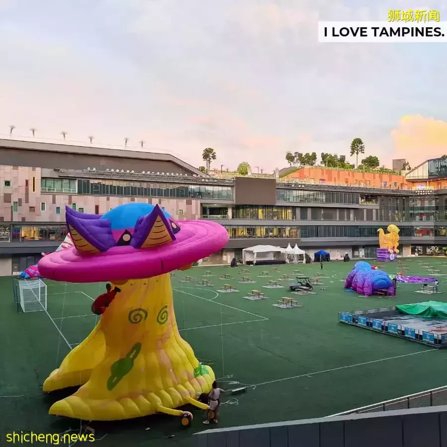 同時打卡兩個奇幻嘉年華！巨大創意氣球、超多玩樂設施，就在Our Tampines Hub