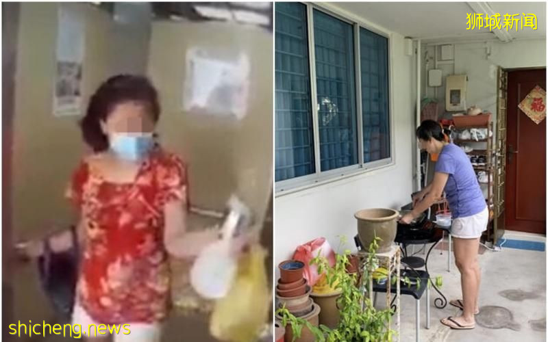 后港“紧张嫂”被爆  邻居窗前无罩炒菜