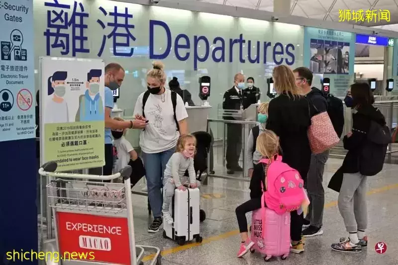 2022年首三个月 想从香港移居新加坡询问比去年同期多一倍