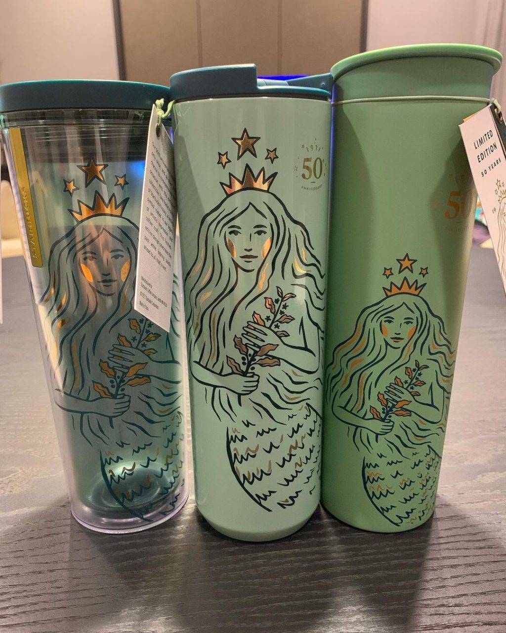 Starbucks 50歲生日快樂🎉清新薄荷綠、手繪漫畫風,周年紀念商品3月10日起售賣🛒