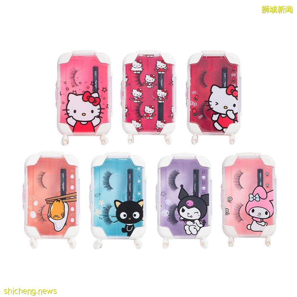 轻松打造漫画同款眼妆！Hello Kitty联名款眼线+眼睫毛超萌套装现已发售