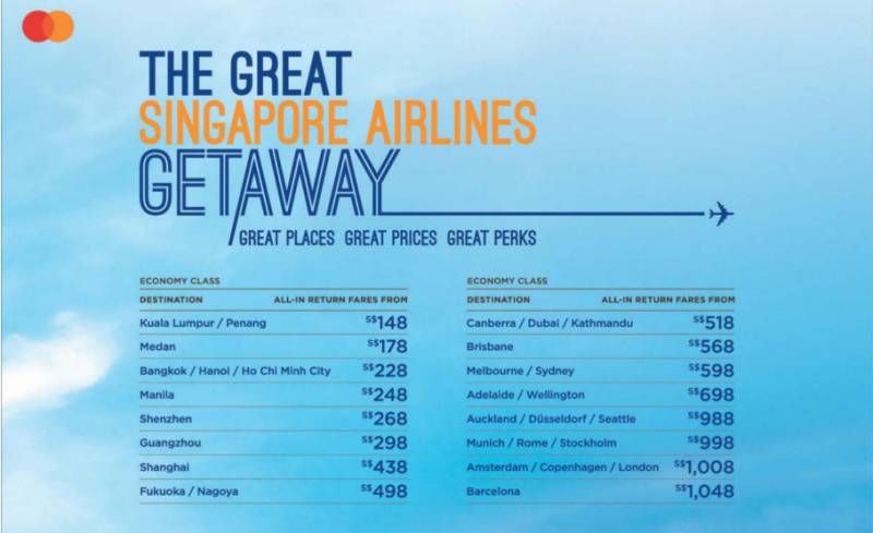 9.13 新加坡优惠合辑 | 新航Great Singapore Airline Gateway大促开启！往返含税148新币起，全球75目的地等你来解锁！酷航推出欧洲错峰游机票优惠;Kikki.K买三免一！WeBarre 3个月课程限时优惠;GOLDHEART饰品大促 低至3折