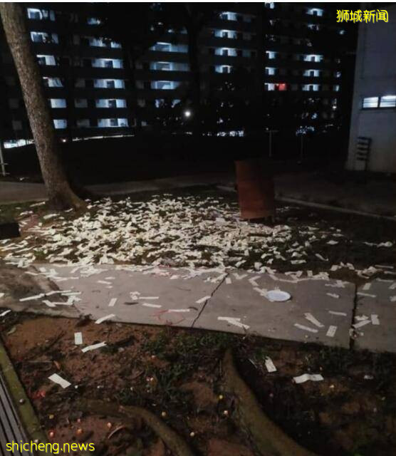 新加坡上演“百鬼夜行”，各種祭品、紙錢、符咒...一地雞毛！太髒了