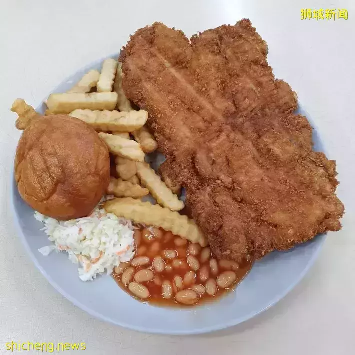 超夯的平价西餐来了!包含一大块炸鸡排也只要6新币