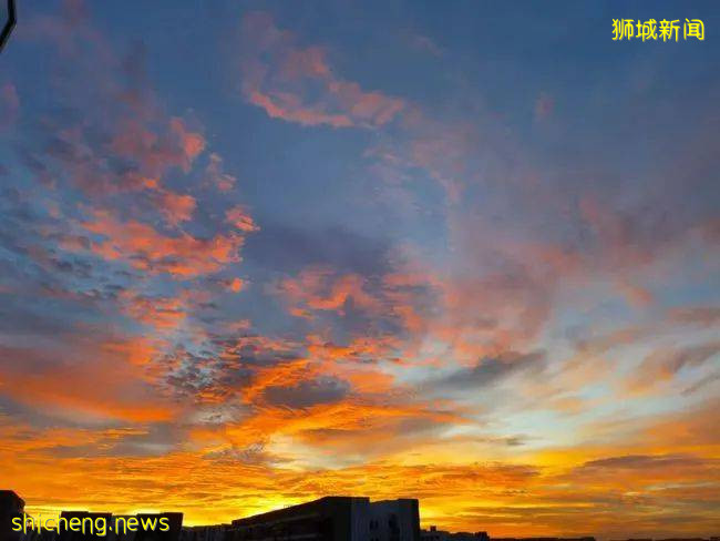 新加坡絕美晚霞霸屏網絡，你看了嗎？獅城這些地點最合適賞晚霞
