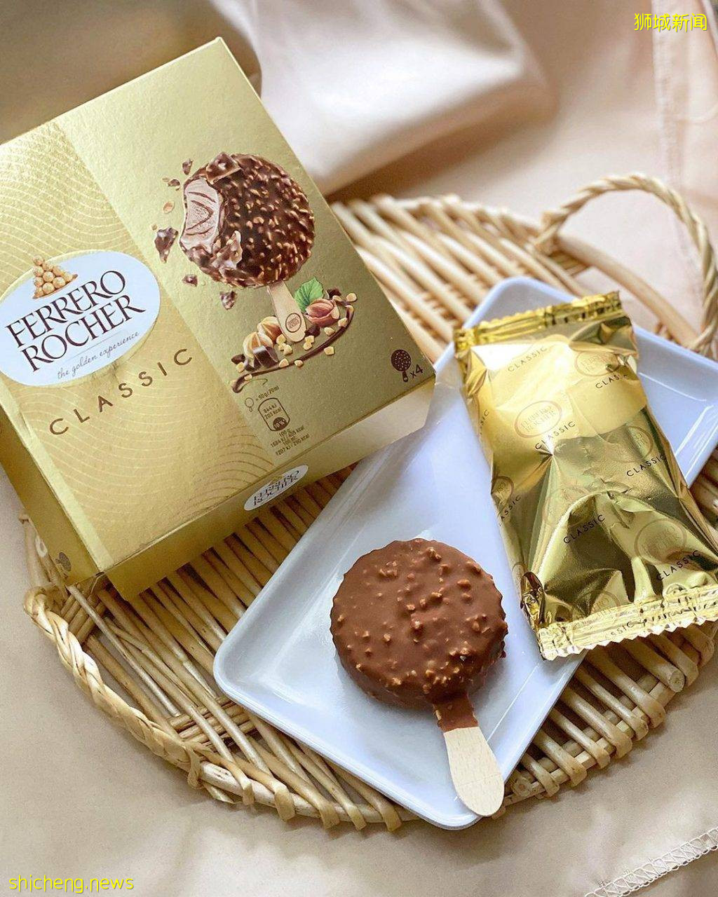 红遍欧洲的费列罗雪糕终于来新加坡啦!49.9新币/2盒,冷链送货上门