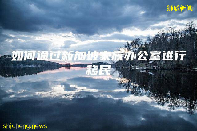 如何通过新加坡家族办公室进行移民