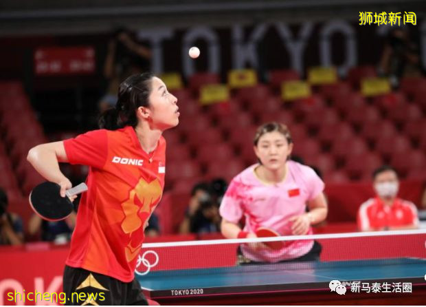 新加坡桌球于梦雨不敌陈梦！今晚争取女单铜牌
