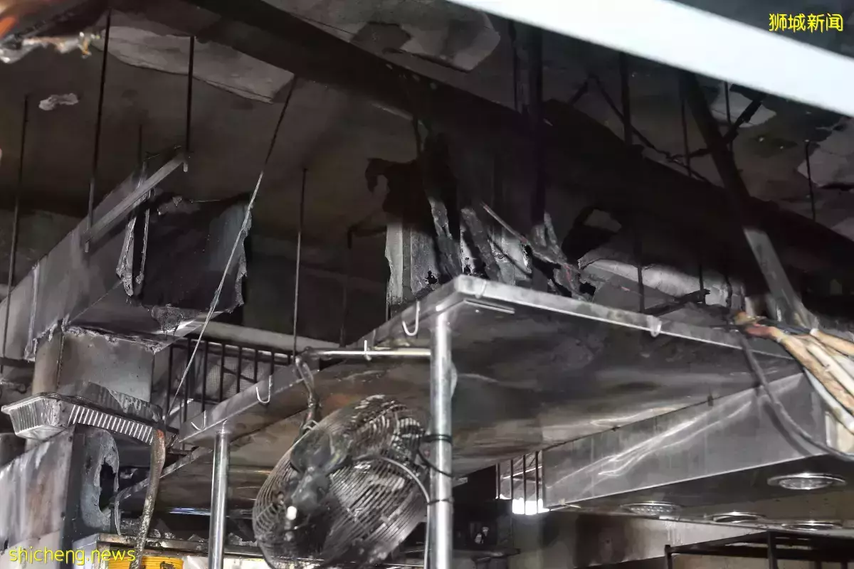 排烟管起火燃烧 菜市道咖啡店停水停电 