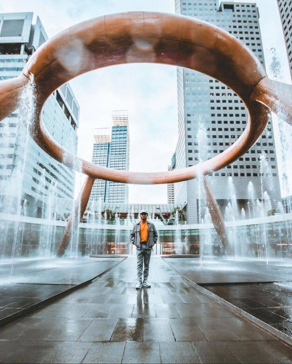 探索水域之美💙新加坡秘密打卡據點💦財富噴泉！氣場攀升、沐浴身心，添好運再出發👣