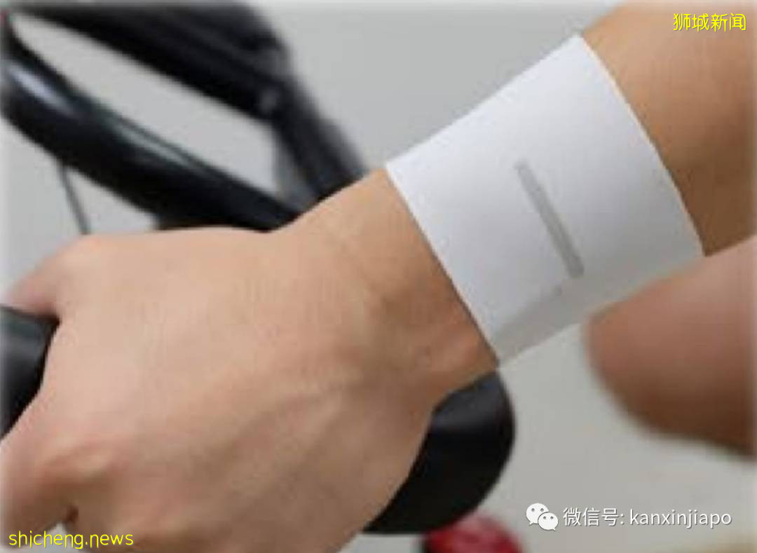 用汗水就能发电?新加坡南大研发“神奇绷带”