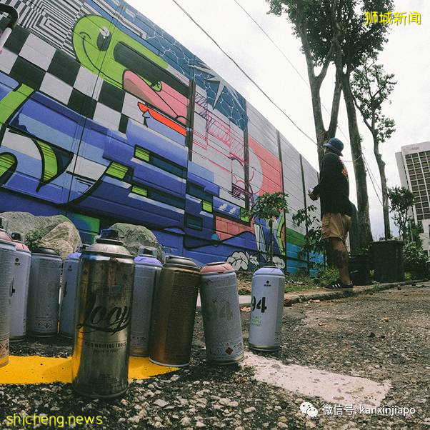 新加坡最长的街头艺术!238米,一直拍拍拍不停