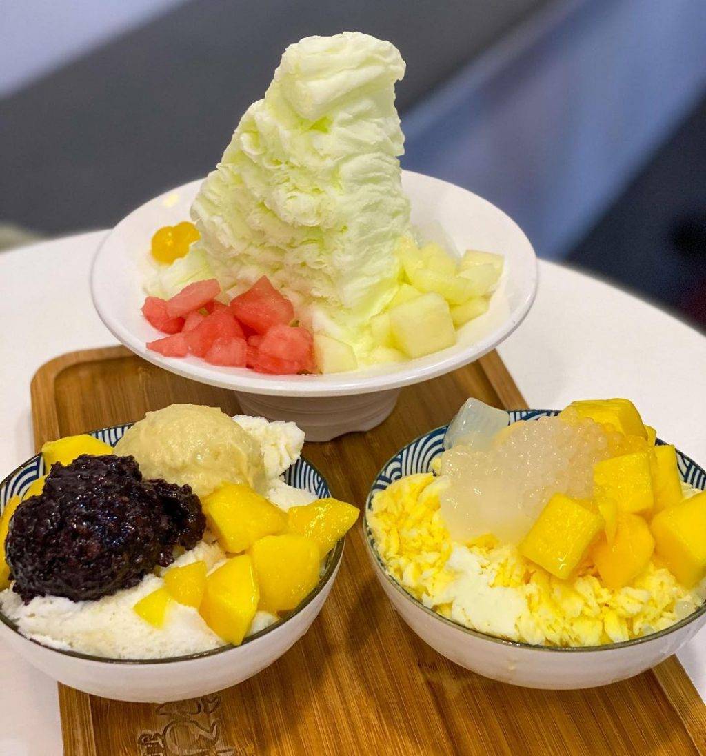 像山一樣高的綿綿冰⛰記得吃甜品均價$7💰入口即化、解暑清熱，冰涼清爽透心涼🧊