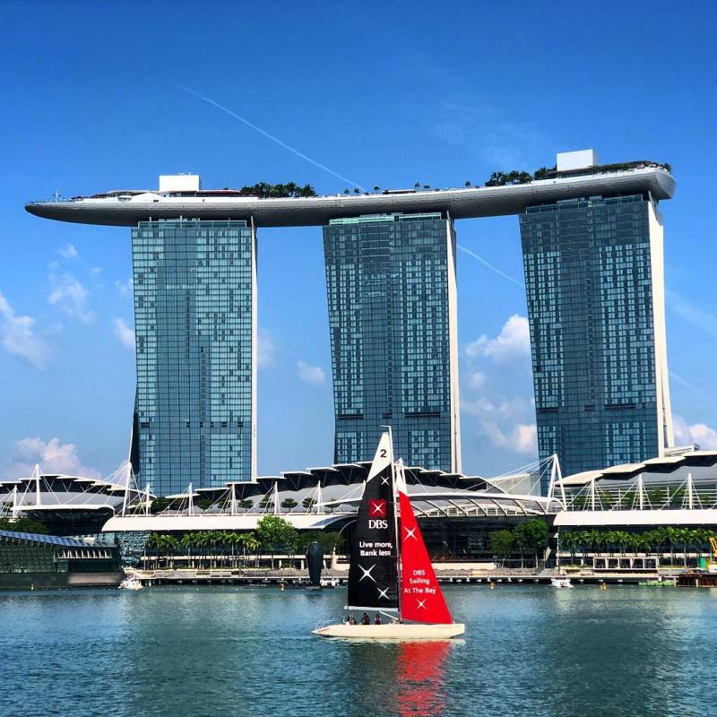 ⛵️DBS海湾航行,帆船上眺望滨海湾景色!🆓免费开放体验,位置有限