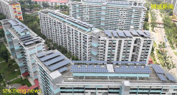 新加坡三所小学采取太阳能板发电方式，年产电量可供297个组屋用电