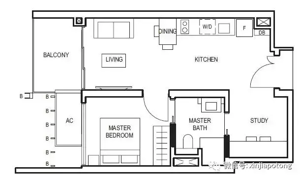武吉知马上段,5分钟到山景道地铁站